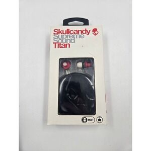 Skullcandy Titan Supreme Sound Headphones Red Black